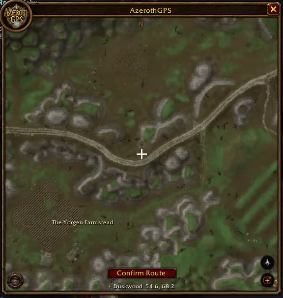 Quick button groups sliding out: quests, herbs and ore, farming